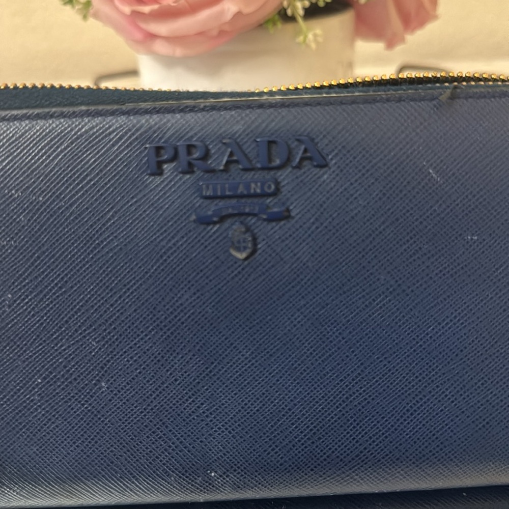 Prada Blue Wallet - Picture 13 of 16